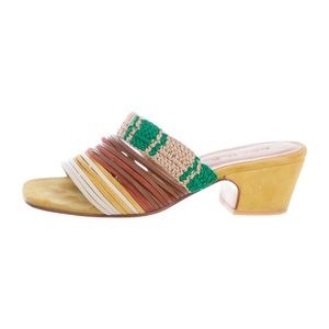 Rachel Comey Crochet Mules Slides Sandals 9 9.5